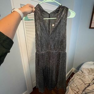 Tobi Silver Sparkly Party dress